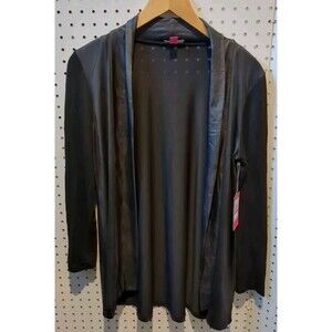 Vince Camuto Dress Cover Up XS Black Wrap Beach